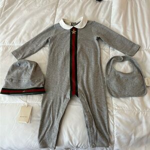AUTHENTIC Gucci Baby Toddler 3-Piece Outfit
